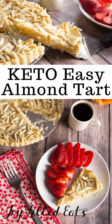 Easy Almond Tart Low Carb Grain And Sugar Free Thm S Joy Filled Eats