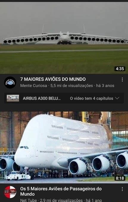 435 7 Maiores AviÕes Do Mundo Mente Curiosa 55 Mi De Visualizações Há 3 Anos A300 Belu O