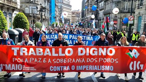 Manifestaciones Del Primero De Mayo En Vigo