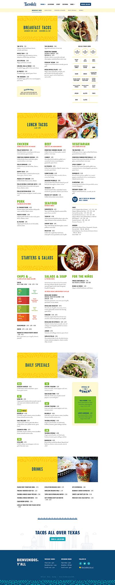 Tacodeli - GLIDE LLC : Austin Website Design Company