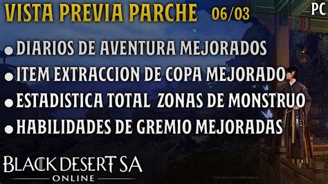 Black Desert Sa Contenidos A Venir Vista Previa Parche