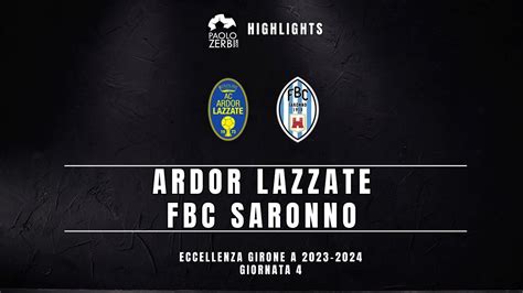 Ardor Lazzate FBC Saronno Gli Highlights VIDEO Paolozerbi