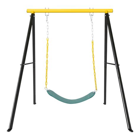 Ivv Heavy Duty Metal Swing Frame With Swing Seat Set Swing Stand For 550lbs Load Capacity Fits