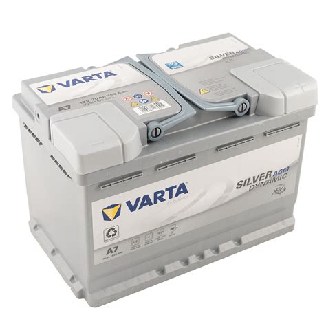 Varta A Silver Dynamic Agm V Ah A Autobatterie Start Stop