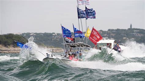 Trump boat parade: Several boats sink on Lake Travis near Austin, Texas ...