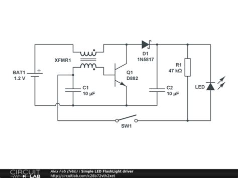 Circuit Diagram Of Rechargeable Flashlight Circuit Diagram