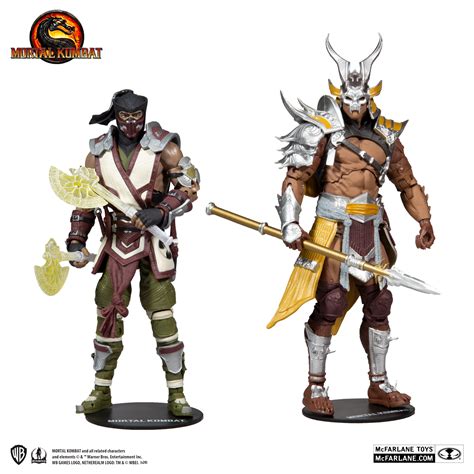 Mortal Kombat 11 Walmart Exclusive Sub Zero Vs Shao Kahn 2 Pack By