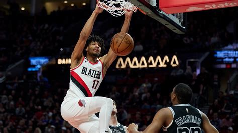 Blazers Shaedon Sharpe Drops Out Of NBA Dunk Contest Reports Kgw