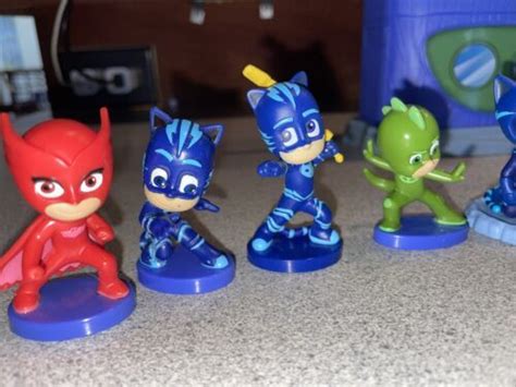 Pj Masks Fold N Go Hq Headquarters Playset Large Lot W Figures Just Play 4631322512