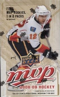 Ud Mvp Hockey Hobby Box Ofs Cards