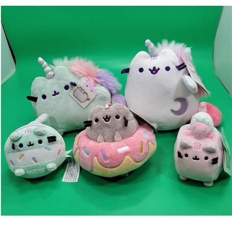 Mixed Lot Of 5 Pusheen Cat Stuffies Including Ice Cream Unicorndonutroll Cake Ebay