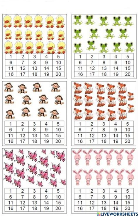 Conteo De Colecciones Exercise Math Activities Preschool Math For