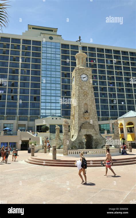 The Coquina Clock Tower In Daytona Beachs Oceanfront Park At Ocean