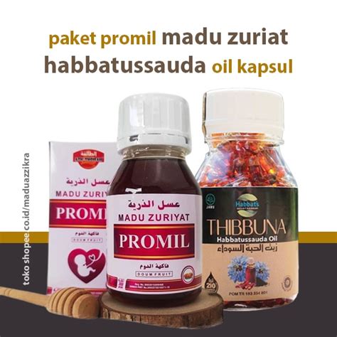 Jual Paket Habbatussauda Thibbuna Madu Zuriat Promil Ath Thoifah Suami