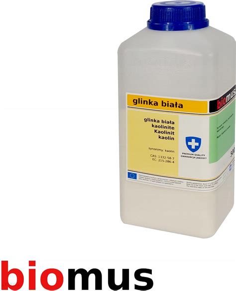 Drobne akcesoria medyczne Biomus Glinka Biała 500G Kaolin Ceny i