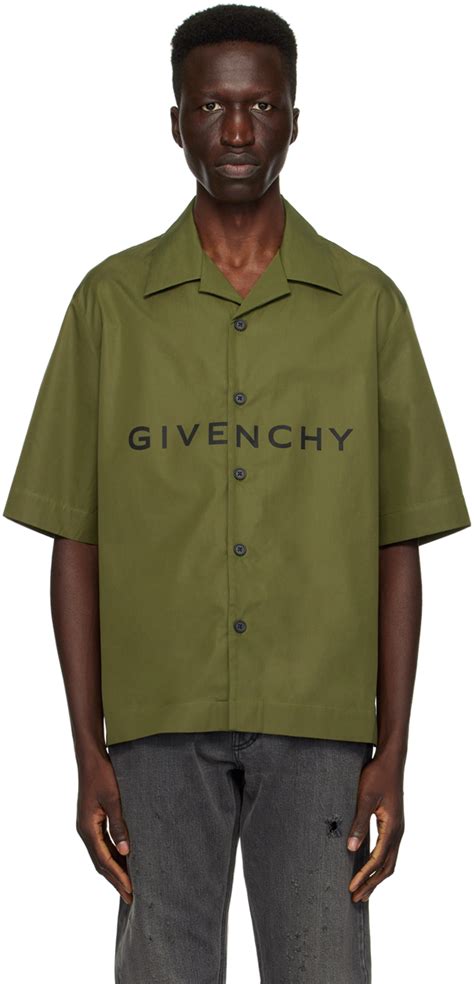 Green Boxy Fit Shirt By Givenchy On Sale