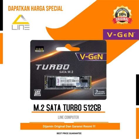 Promo SSD VGEN M 2 512Gb SSD V Gen Turbo V Nand M2 2280 512GB Sata