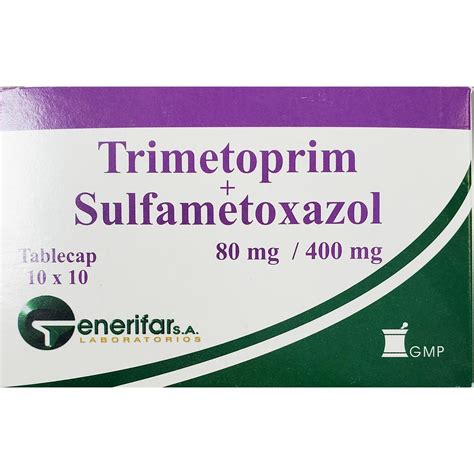 Trimetoprim Sulfa Generifar Mg X Tabs Disfarmell