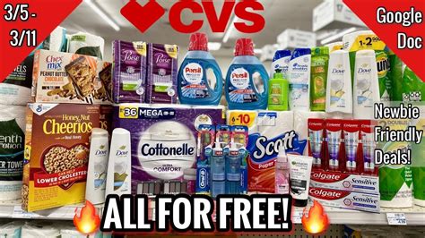 CVS Free Cheap Couponing Deals Haul 3 5 3 11 2 Money Maker