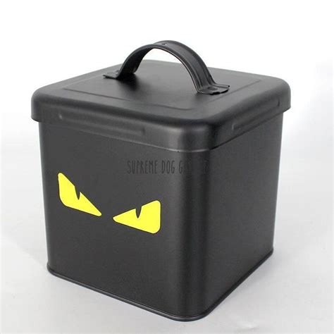 Metal Dog Food Container Combo - Monster Eyes | Supreme Dog Garage