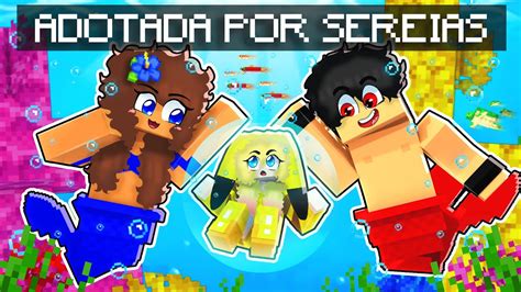 Pimpolha Foi Adotada Por Sereias No Minecraft Pimpolha Youtube