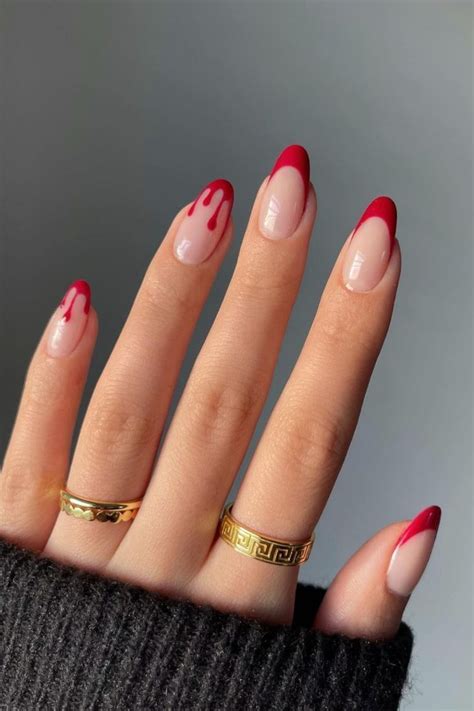 Beautiful Nail Art Red Nails Gel Nails Stylish Nails