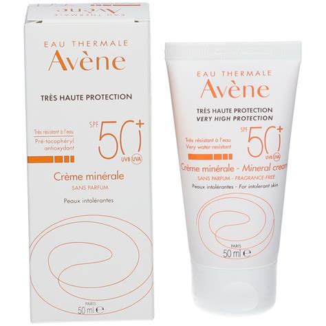 Avène Solaire crème minérale SPF 50 50 ml Redcare Pharmacie