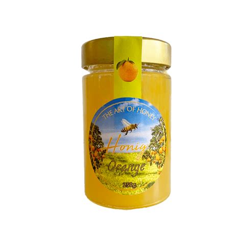 Buy Honey Raw Orange Blossom Honey 250g The Art Of Honey