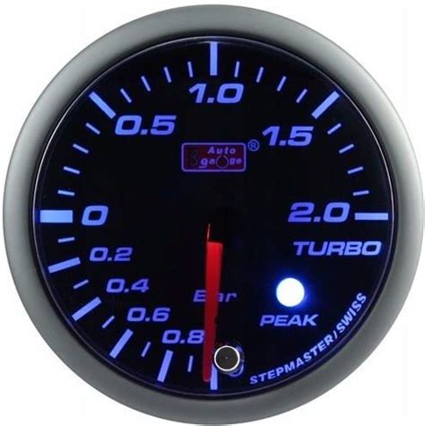 Auto Gauge Wskaźnik Doładowania Turbo Smoke Peak Agbosmblswl270 Pk