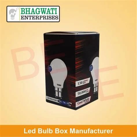 SBS Paper Led Bulb Packaging Box Manufacturers At Rs 1 31 Piece In New