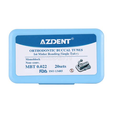 Azdent Dental Orthodontic Buccal Tube St Nd Molar Roth Mbt