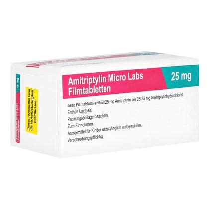 Amitriptylin Micro Labs Mg Filmtabletten St St Online