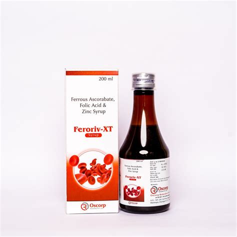 Ferroriv Xt Ferrous Ascorbate Folic Acid Zinc Syrup Ml At Rs