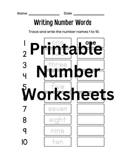 65 Printable Numbers Worksheet Homeschool Worksheets Pre K Worksheets Kindergarten Worksheets