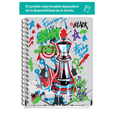 Cuaderno Profesional Scribe InBlack Raya 150 Hojas DelSol