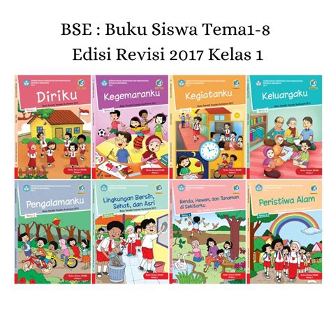 Jual Buku Tematik Kelas 1 Sd Buku Siswa Tema Edisi Revisi 2017 Kelas 1