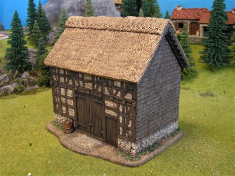 Dampf's modelling page: 28mm Medieval Buildings from Grand Manner