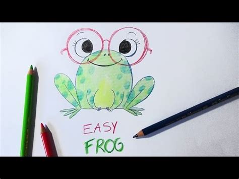 HOW TO DRAW A FROG EASY WAY COMMENT DESSINER UNE GRENOUILLE