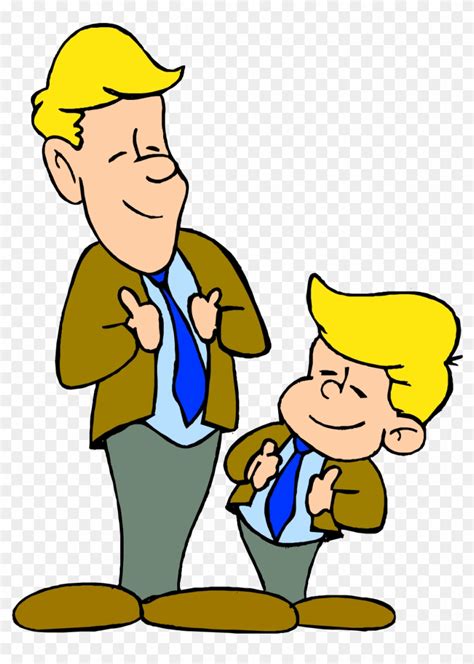 Colorful Father And Son Clipart Father Son Clip Art Free