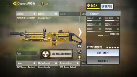 S13 Chopper Attachment And Gameplay Call Of Duty Mobile YouTube