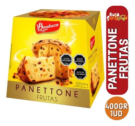 Paneton Sabor Frutas Confitadas Bauducco 400gr Panettone Cuotas Sin