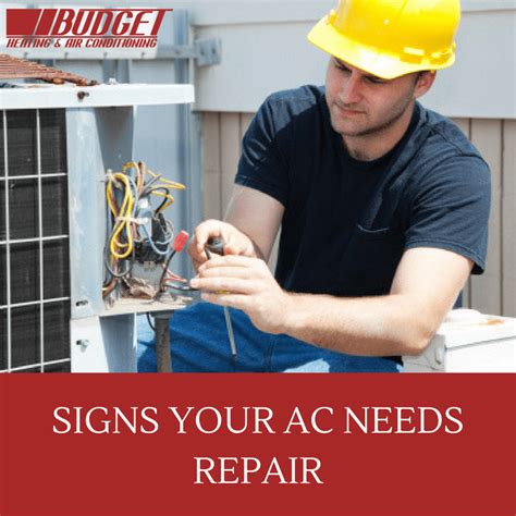 Signs Your Air Conditioner Needs Repair