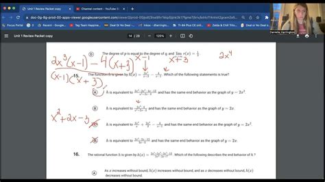 Unit 1 Review Questions 11 20 Youtube