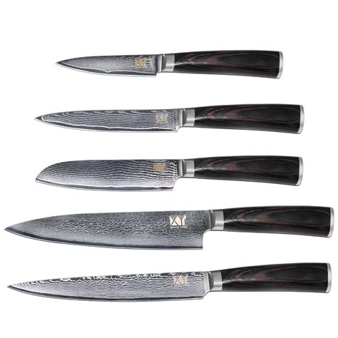 Global Japanese Damascus Steel Kitchen Knives Fruit Utility Santoku