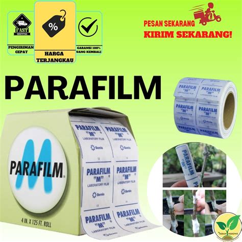 Jual Parafilm M Para Film Grafting Tape Plastik Okulasi Sambung Pucuk