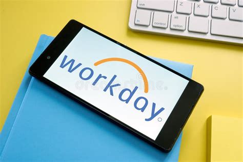 Workday Logo And Sign On The Facade Of Software Corporation