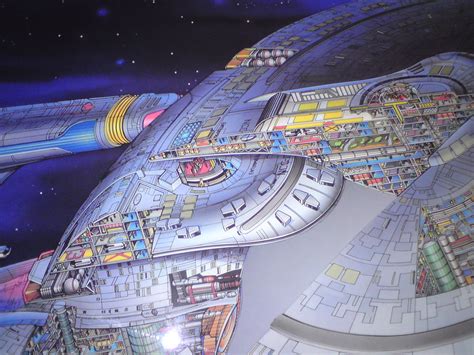 USS Enterprise NCC 1701 D Cutaway Poster Flying Through S Flickr