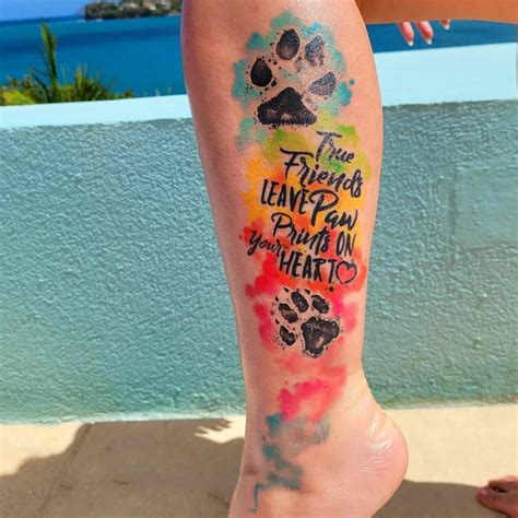 26 Adorable Paw Print Tattoo Ideas For Men Women In 2023