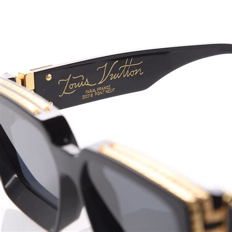 Louis Vuitton Acetate 11 Millionaires Z1165e Sunglasses Black 434920