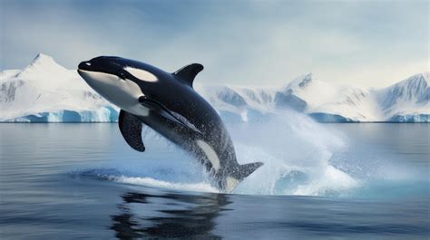 Premium AI Image | breathtaking shot of the Killer Whales in its natural habitat, showing its ...